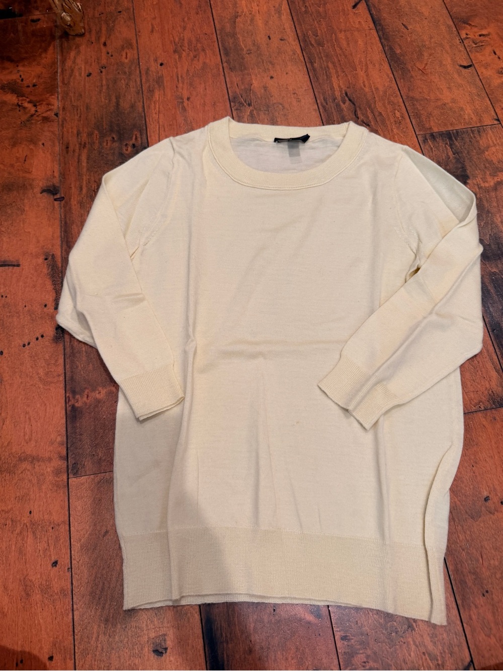 J. Crew Yellow Crewneck Sweater 100% Merino Wool